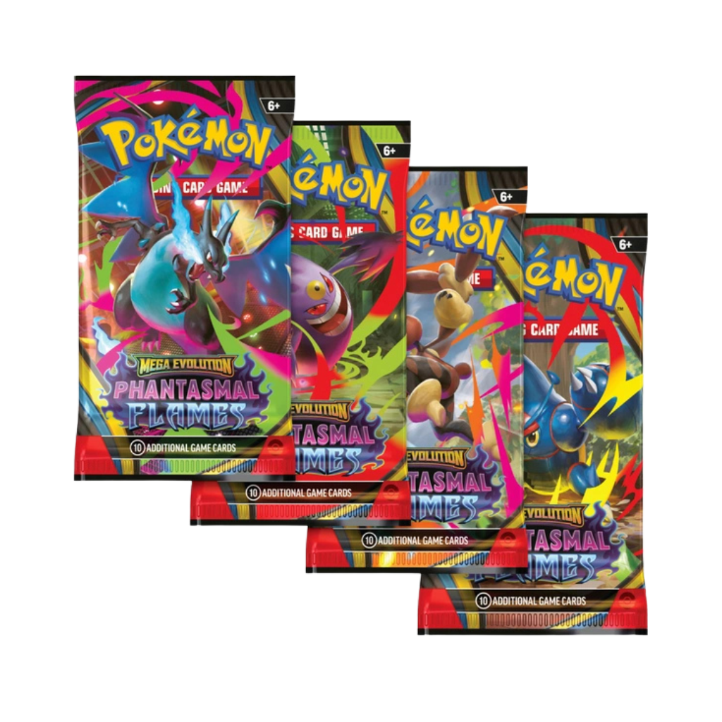 Pokémon Trading Card Game (TCG): Mega Evolution Phantasmal Flames Booster Pack Assortment